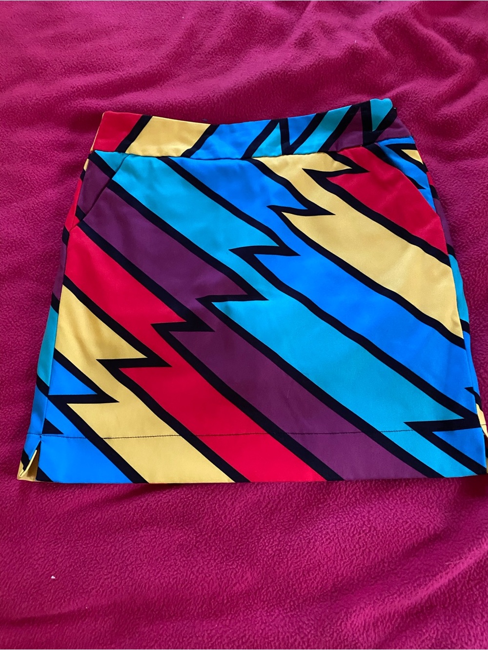 Women's Loudmouth Golf Colorful Thunderbolt Skort Skirt- Size 4